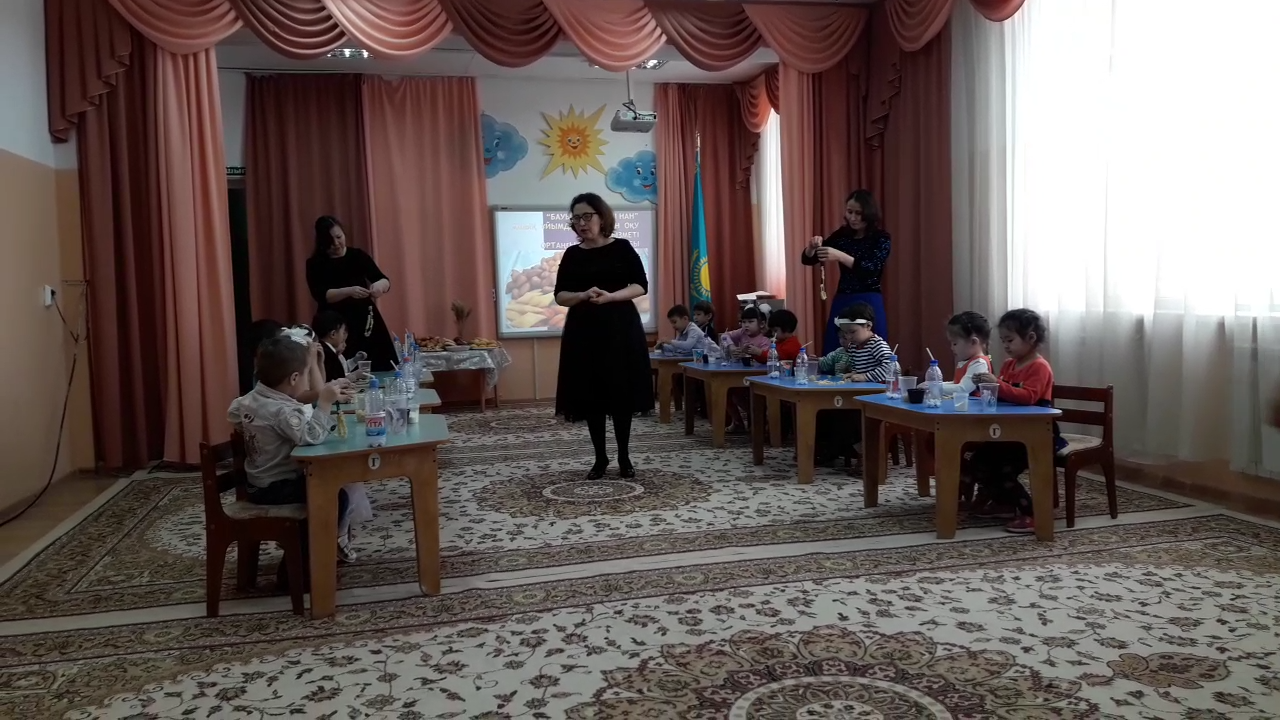 Ұйымдастырылған ашық оқу қызметі "Қоршаған ортамен танысу",Әлеумет"білім беру саласы тақырыбы"Бауырсақ дәмді наң"25.01.2018ж